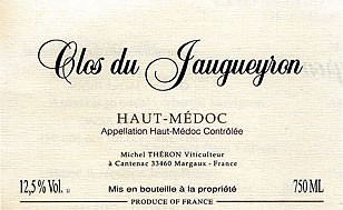 Clos du Jaugueyron 2005 AOC Haut Medoc differenzbesteuert - Bild-0