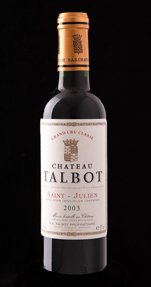 Château Talbot 2003 AOC Saint Julien 0,375L - Bild-0