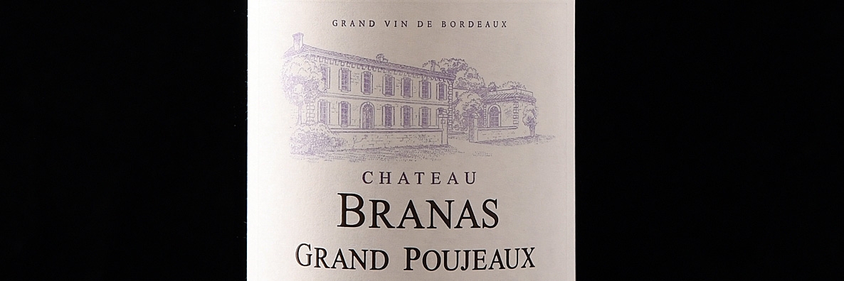 Etikett Château Branas Grand Poujeaux