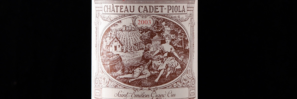 Etikett Château Cadet Piola