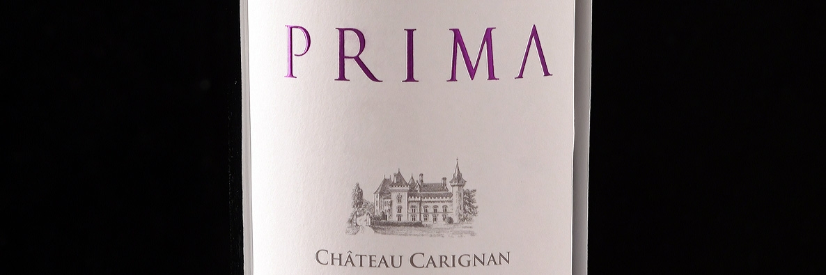Etikett Château Carignan Prima
