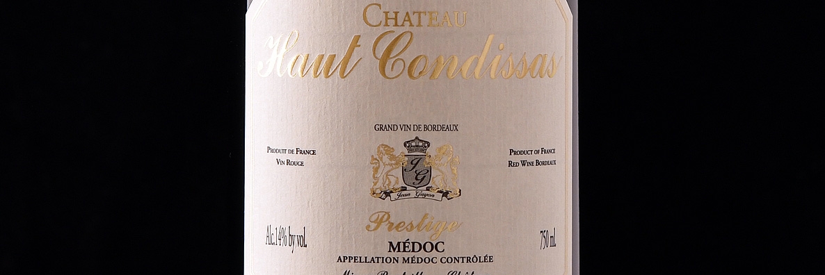 Etikett Château Haut Condissas